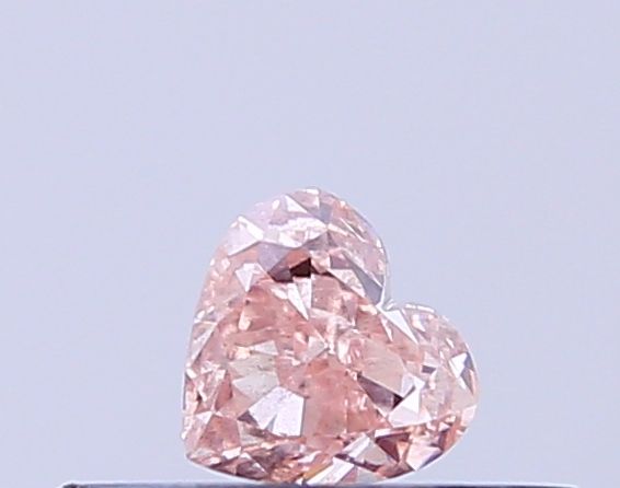 0.22 CT Fancy Light Pinkish Brown HEART