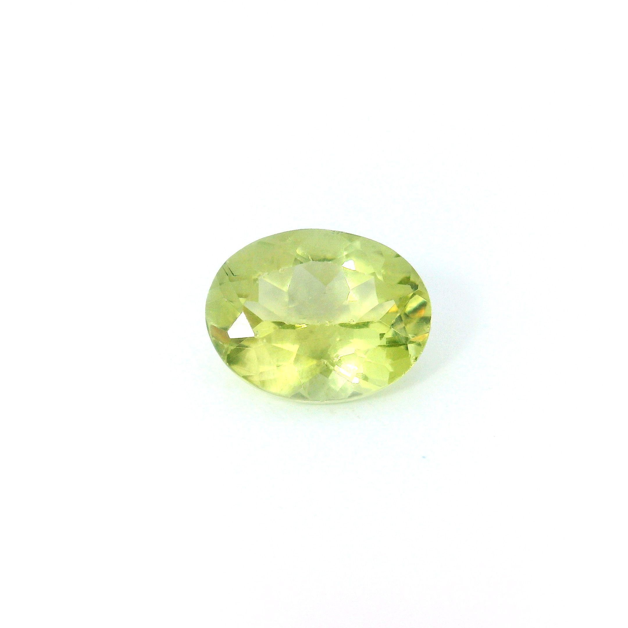 Apatyt 1,82 ct, żółty, szlif owalny