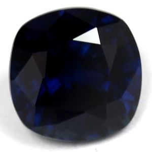 Szafir 1,44 ct, niebieski, szlif cushion