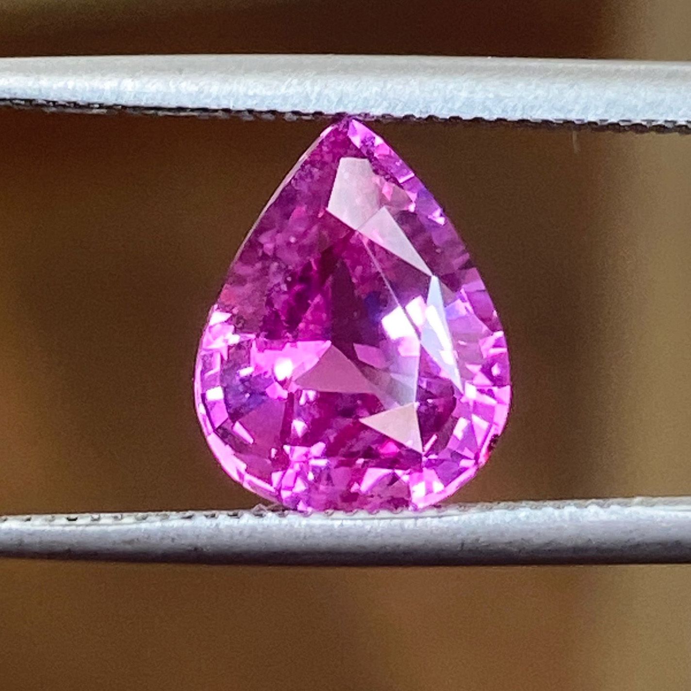 SAPPHIRE FACETED 2.52ct PINK PINK EC MADAGASCAR NONE