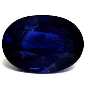 Szafir 1,82 ct, niebieski, szlif owalny