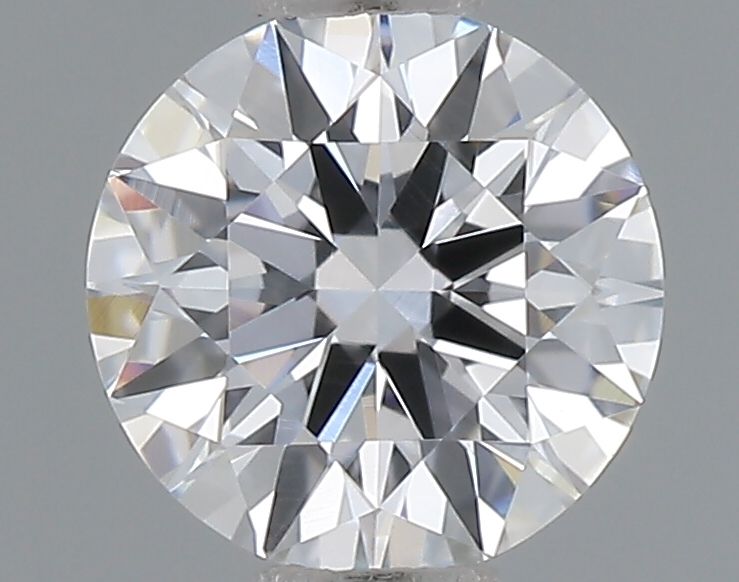 ROUND 0.53ct D VVS2 EX VG EX NON
