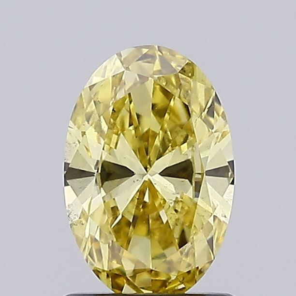 1.12 CT Fancy Vivid Yellow OVAL