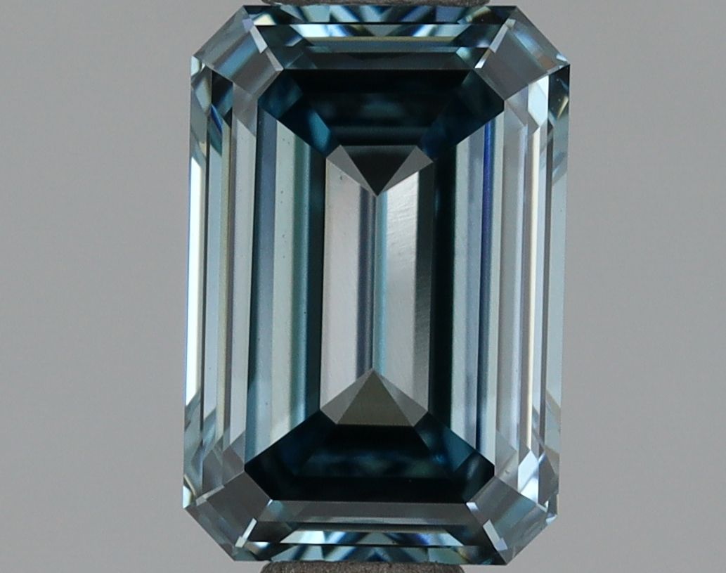 1.11 CT Fancy Vivid Blue EMERALD