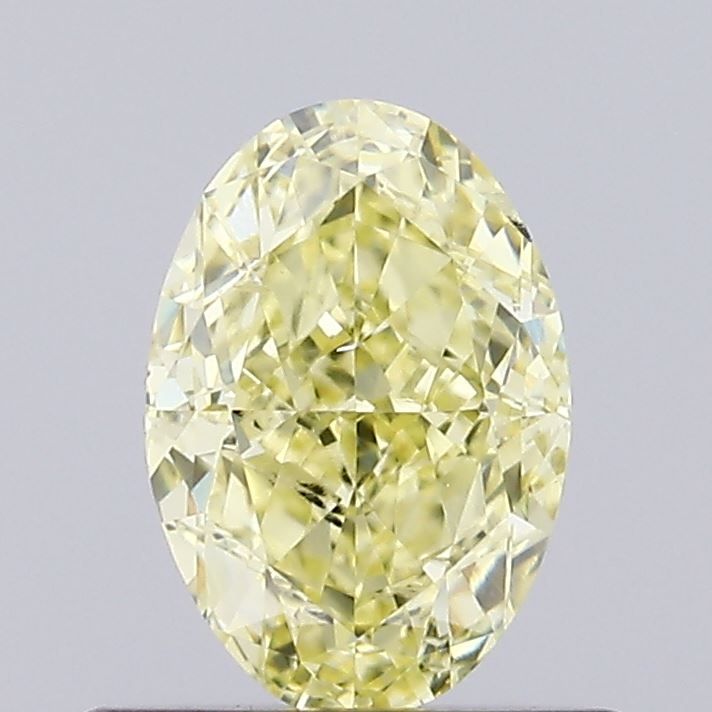 0.72 CT Fancy Intense Yellow OVAL
