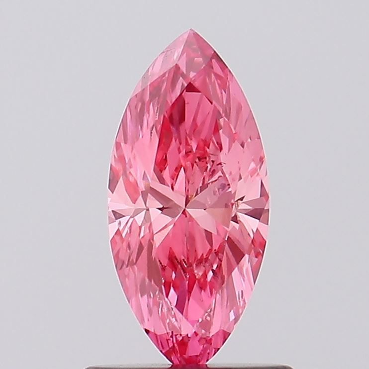0.72 CT Fancy Vivid Pink MARQUISE