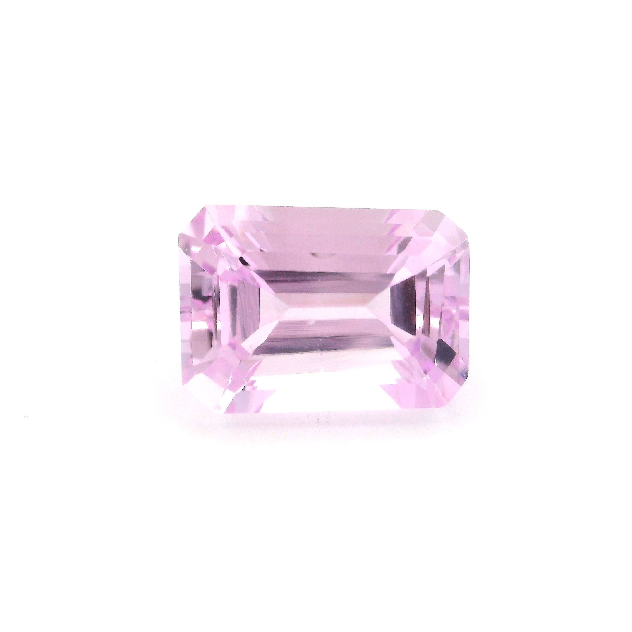 Kunzyt 7,98 ct, różowy, szlif ośmiokątny