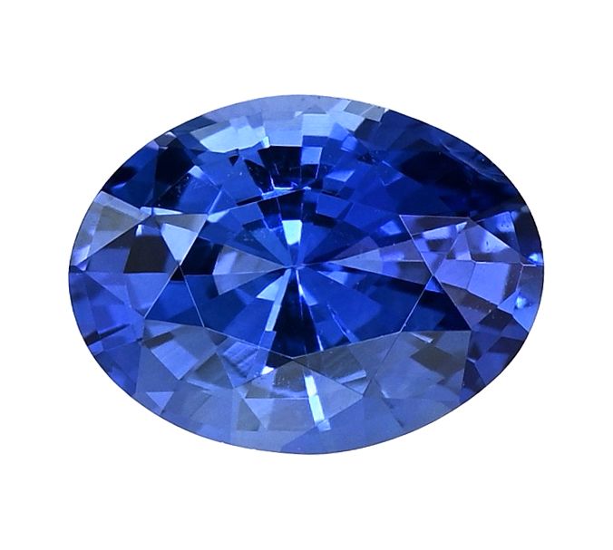 SAPPHIRE FACETED 1.36ct BLUE Blue EC SRILANKA HEATED