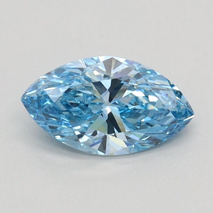 0.43 CT Fancy Vivid Blue MARQUISE