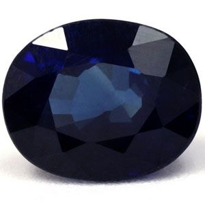 Szafir 1,44 ct, niebieski, szlif owalny
