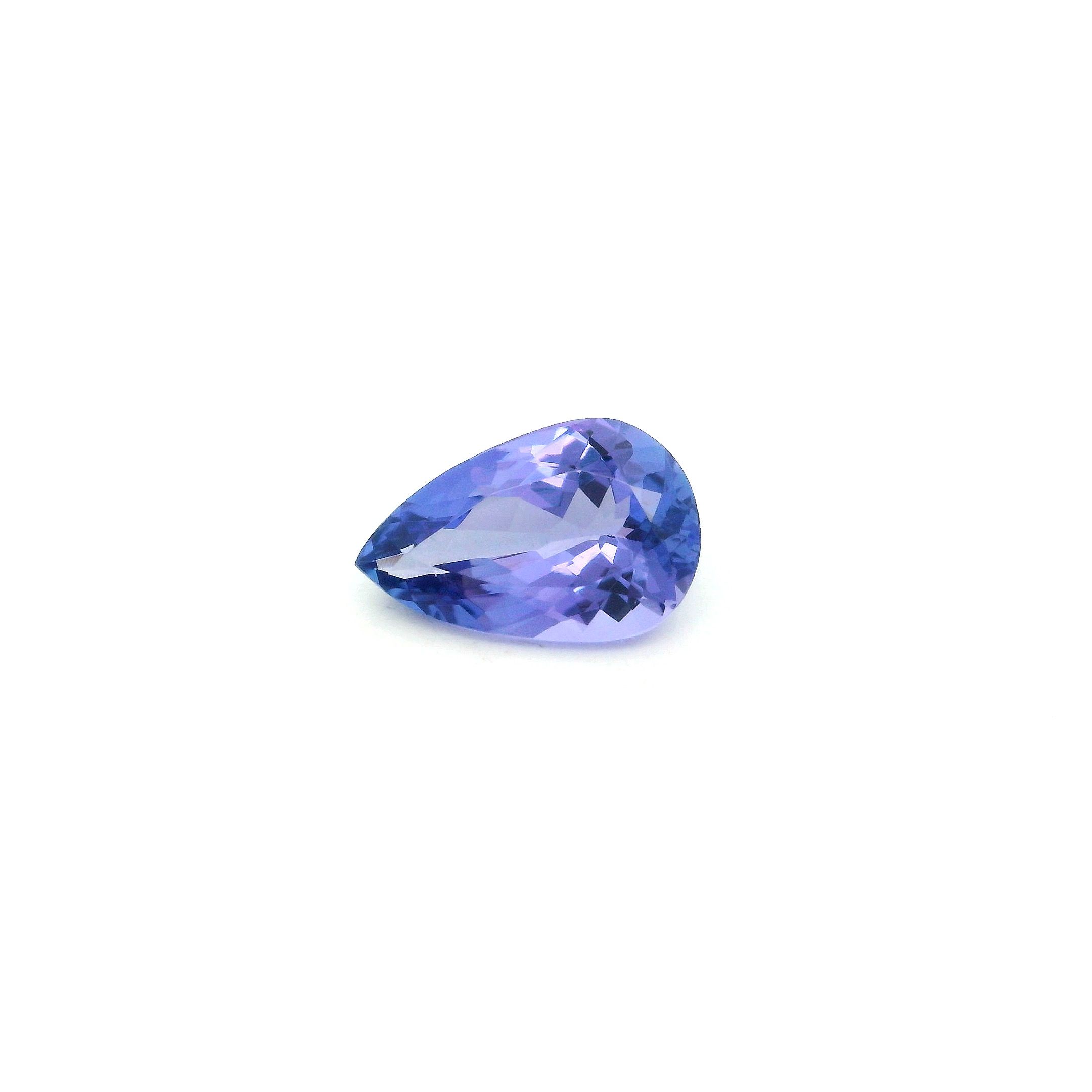 1.27 ct Pear tanzanite