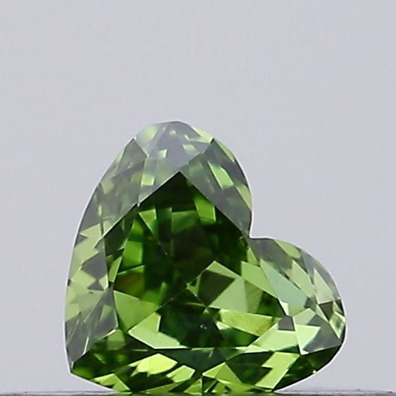 0.16 CT Fancy Vivid Yellow HEART