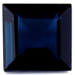 Szafir 1,49 ct, niebieski, szlif kwadratowy