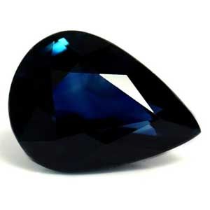 SAPPHIRE FACETED 1.62ct BLUE Deep Blue EC MADAGASCAR HEATED