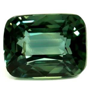 Szafir 1,56 ct, morski, szlif cushion