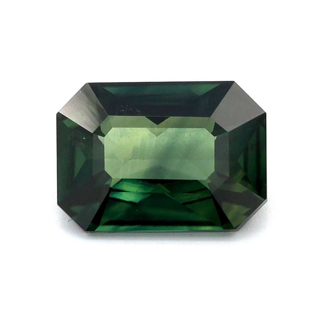 SAPPHIRE FACETED 1.01ct TEAL TEAL EC AUSTRALIA HEATED