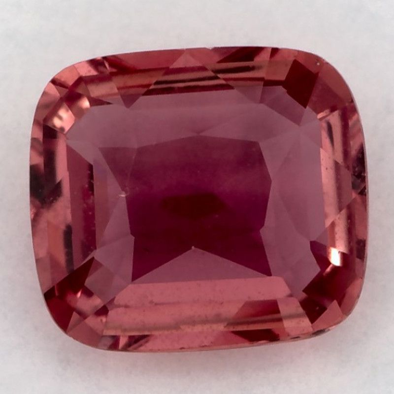 Szafir 2,08 ct, różowy, szlif cushion