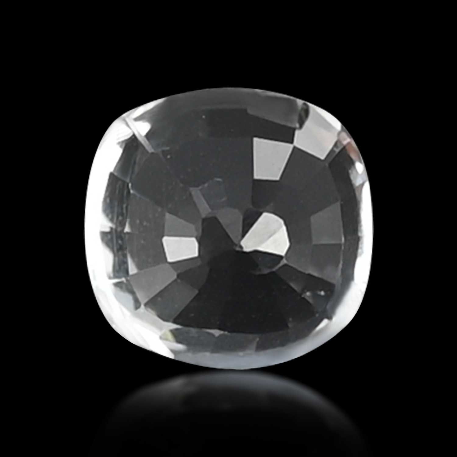 TOPAZ FACETED 4.92ct WHITE MI BRAZIL NONE