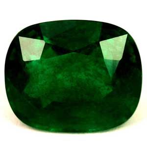 Szmaragd 2,87 ct, zielony, szlif cushion