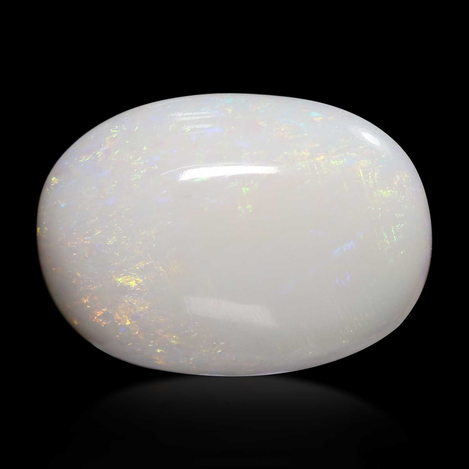 OPAL CABOCHON 5.11ct WHITE MI AUSTRALIA NONE