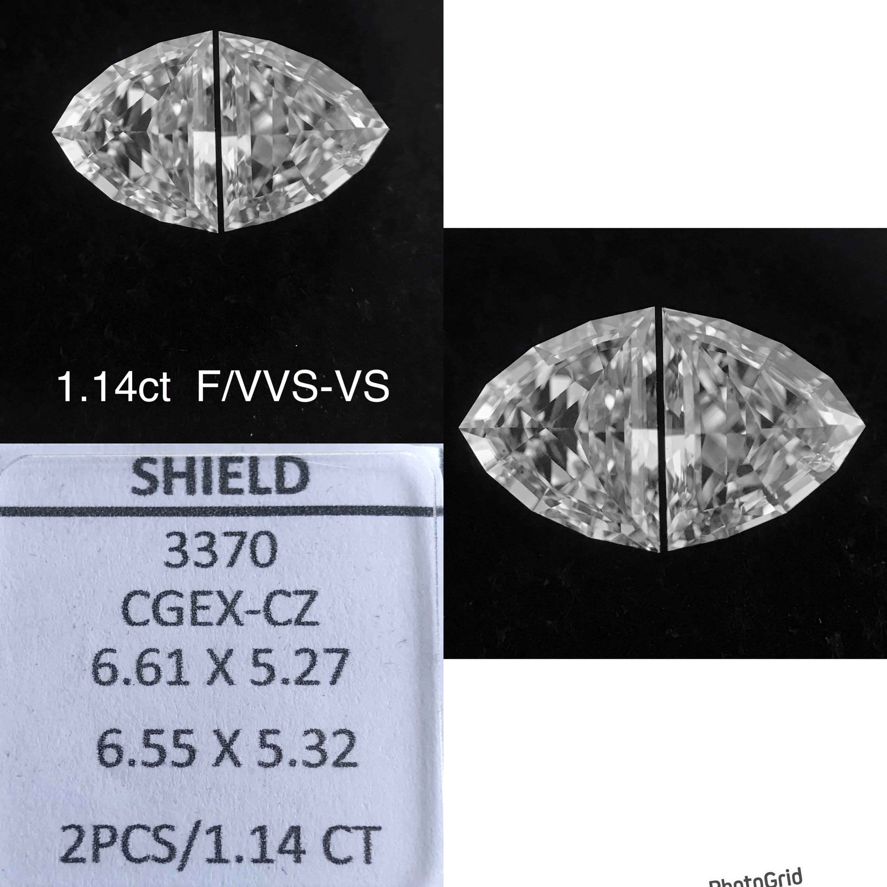 Prírodný diamant štít,...