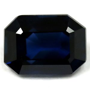 Szafir 1,15 ct, niebieski, szlif szmaragdowy