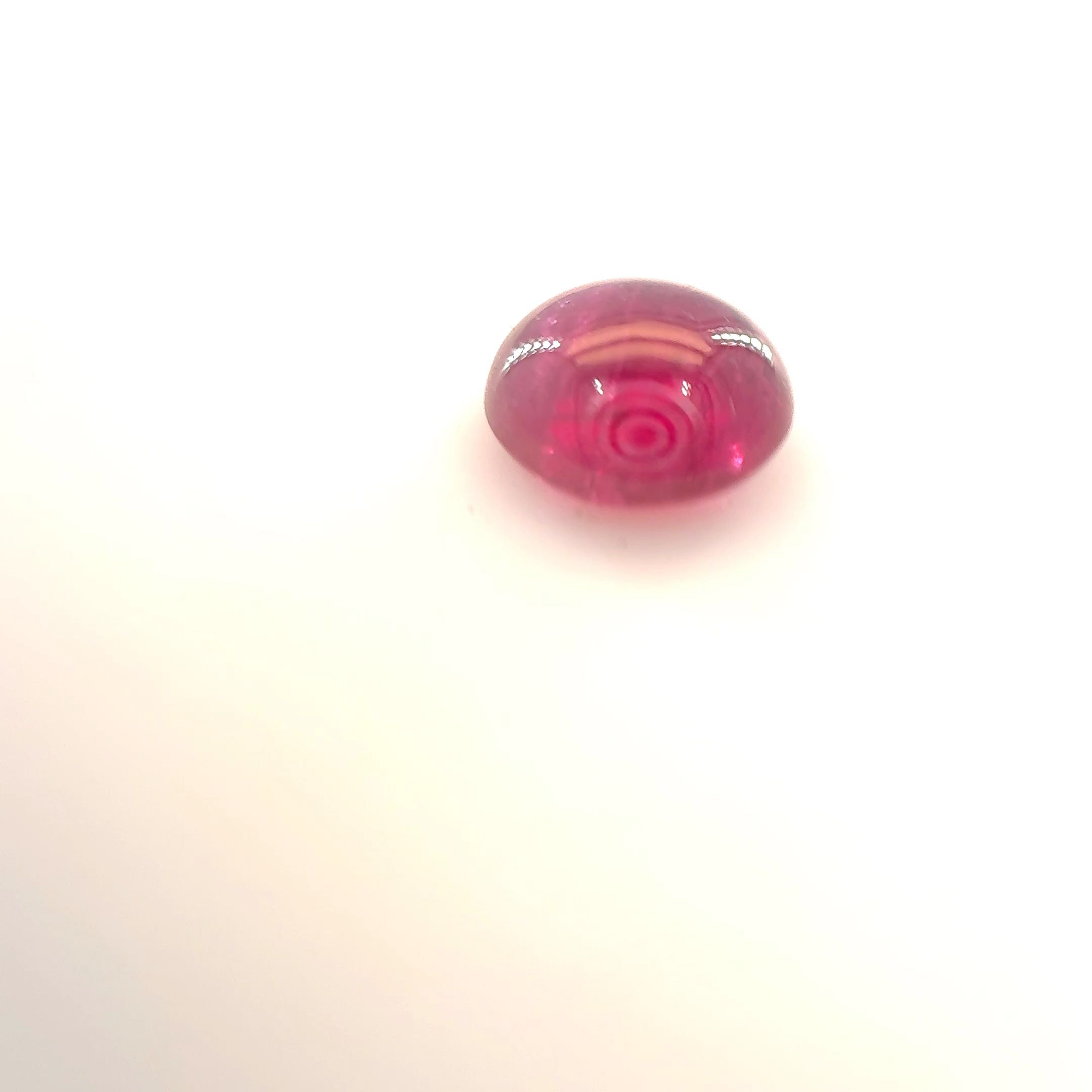 Rubin 1,11 ct, czerwony, kaboszon