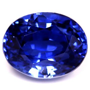 Szafir 2,46 ct, niebieski, szlif owalny