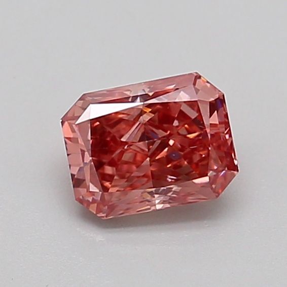 0.61 CT Fancy Vivid Brownish Pink RADIANT