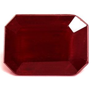 RUBY FACETED 1.09ct RED Deep Red SI REST_OF_AFRICA HEATED