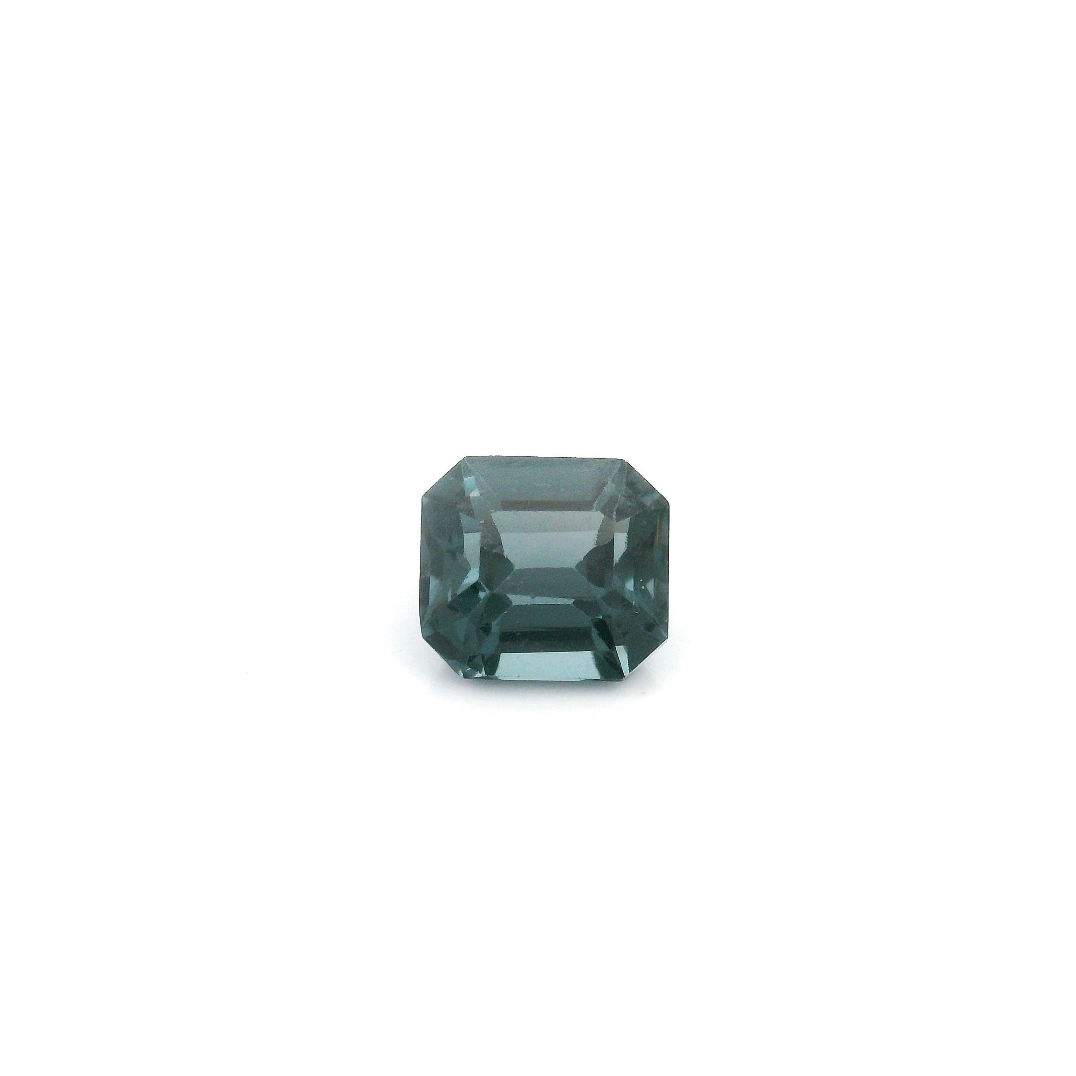 Spinel 1,00 ct, niebieski, szlif ośmiokątny