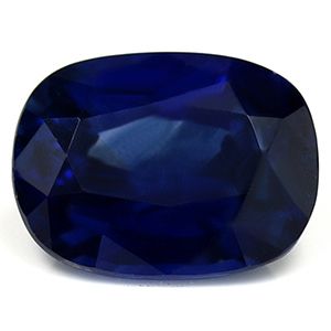 Szafir 1,11 ct, niebieski, szlif cushion