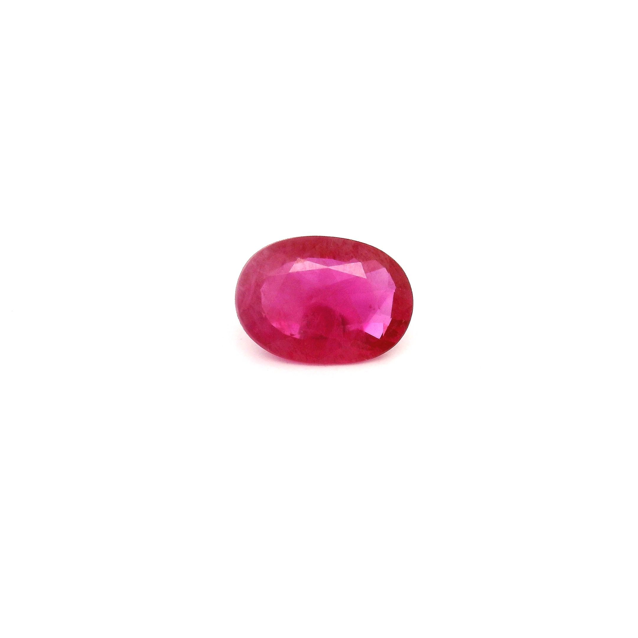 RUBY FACETED 0.79ct RED Intense SI MOZAMBIQUE HEATED