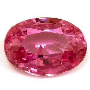Szafir 1,05 ct, różowy, szlif owalny