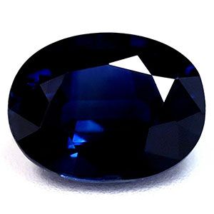 Szafir 1,75 ct, niebieski, szlif owalny