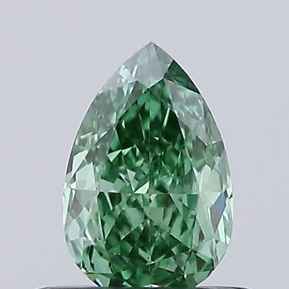 0.45 CT Fancy Vivid Green PEAR
