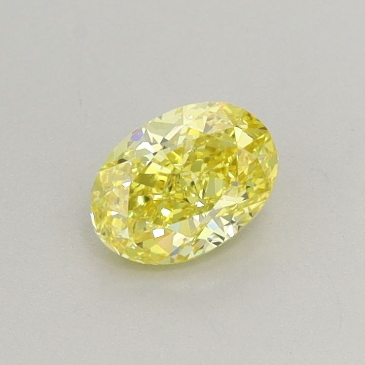 0.51 CT Fancy Vivid Yellow OVAL