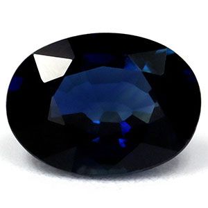 SAPPHIRE FACETED 1.03ct BLUE Intense Blue EC MADAGASCAR NONE