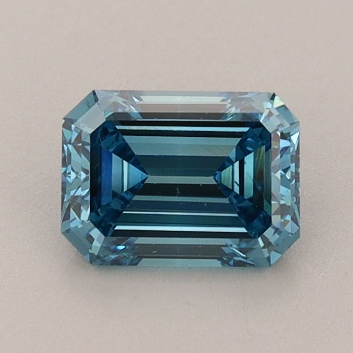 0.92 CT Fancy Vivid Blue EMERALD