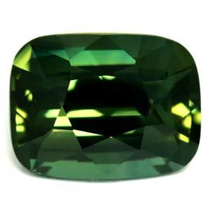 Szafir 1,76 ct, morski, szlif cushion