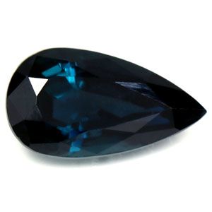 Szafir 1,68 ct, niebieski, szlif gruszka