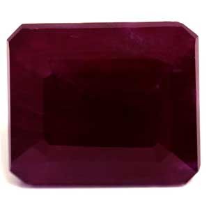Rubin 5,28 ct, czerwony, szlif szmaragdowy