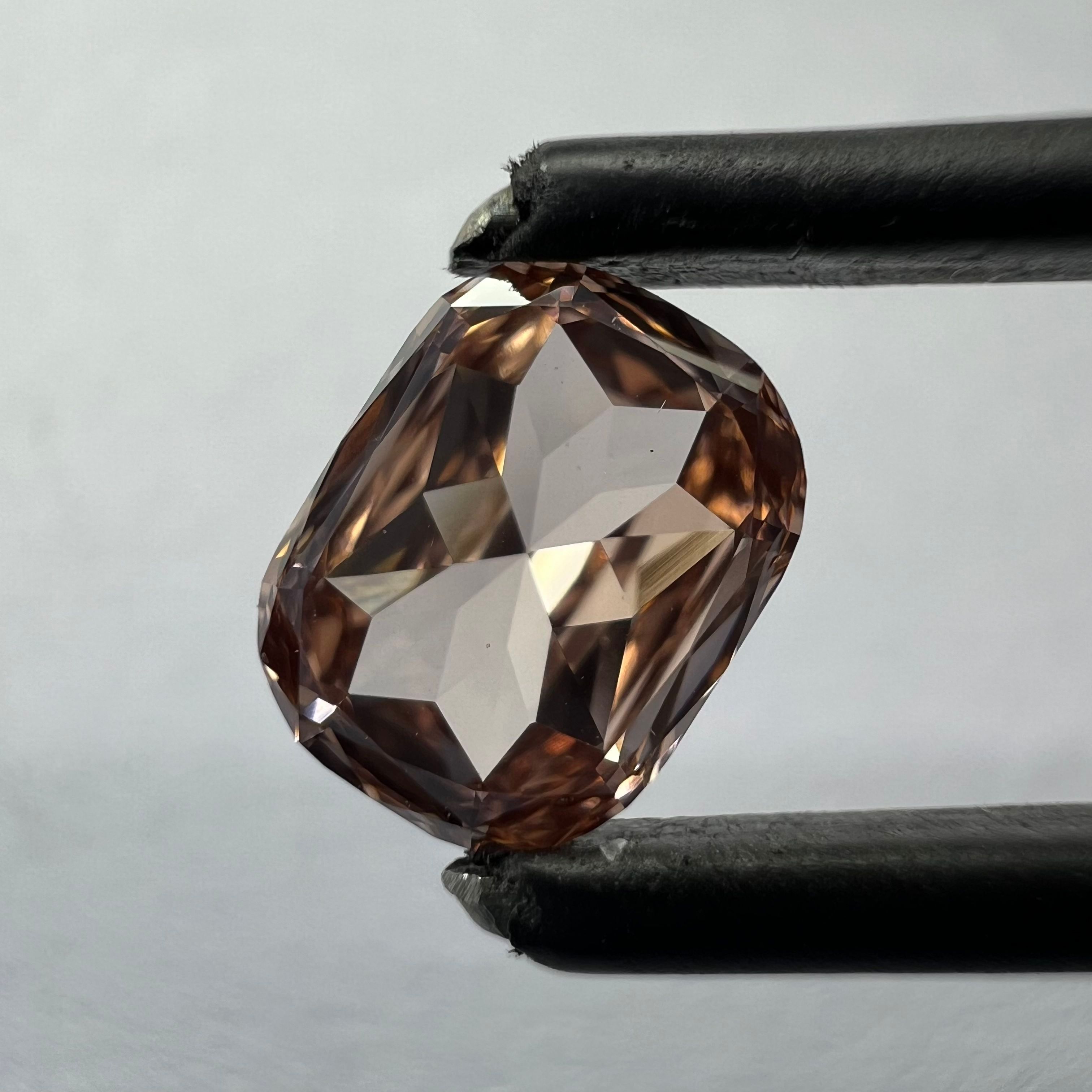 0.69 CT Pink CUSHION BRILLIANT