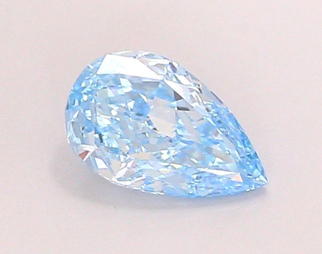 0.76 CT Fancy Vivid Blue PEAR