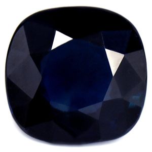 Szafir 1,63 ct, niebieski, szlif cushion