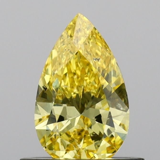 0.55 CT Fancy Vivid Yellow PEAR