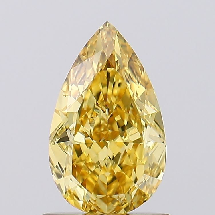 1.06 CT Fancy Vivid Yellow PEAR