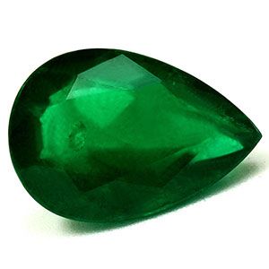 Szmaragd 3,02 ct, zielony, szlif gruszka