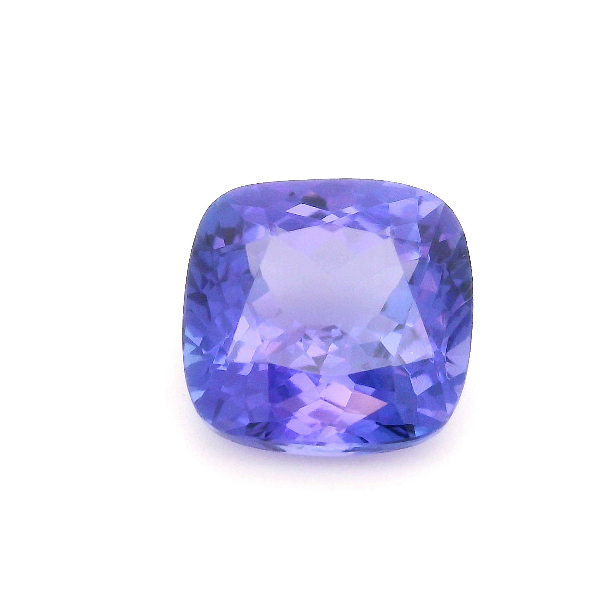 4.44 ct Cushion Tanzanite