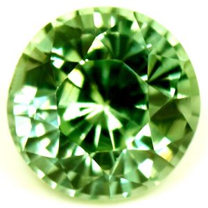 SAPPHIRE FACETED 1.25ct GREEN Green EC SRILANKA NONE